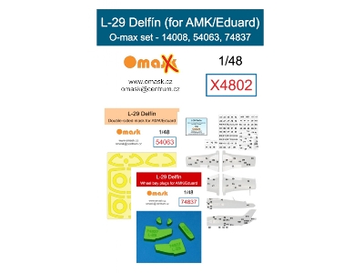 L-29 Delfín O-max Set (For Amk/Eduard) - image 1