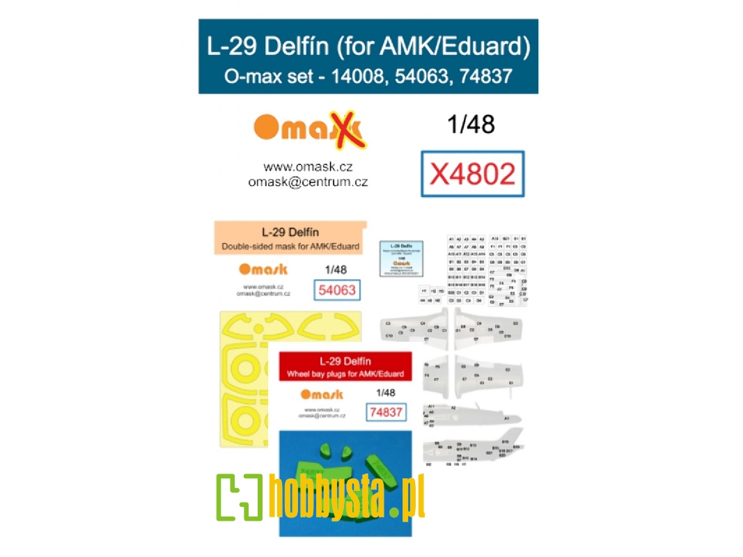 L-29 Delfín O-max Set (For Amk/Eduard) - image 1 L-29 Delfín O-max Set (For Amk/Eduard) - image 1