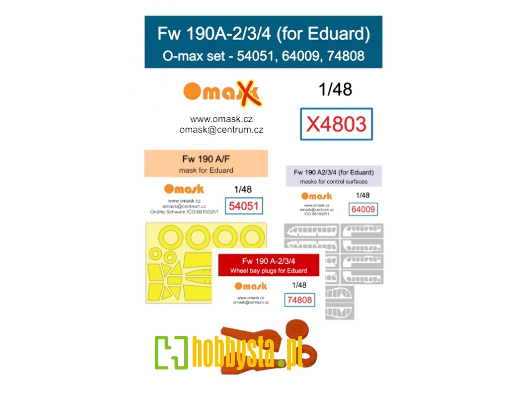 Fw 190a-2/3/4 O-max Set (For Eduard) - image 1 Fw 190a-2/3/4 O-max Set (For Eduard) - image 1