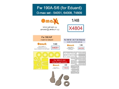Fw 190a-5/6 O-max Set (For Eduard) - image 1