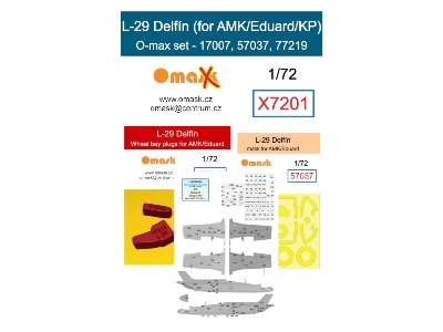 L-29 Delfín O-max Set (For Amk/Eduard/Kp) - image 1