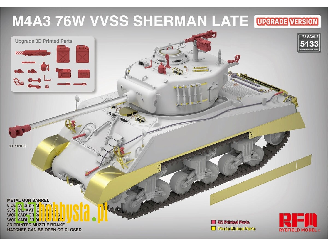 M4a3 76w Vvss Sherman Late Updated Version - image 1 M4a3 76w Vvss Sherman Late Updated Version - image 1