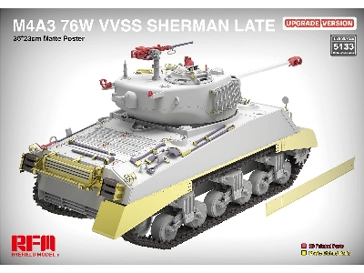 M4a3 76w Vvss Sherman Late Updated Version - image 3