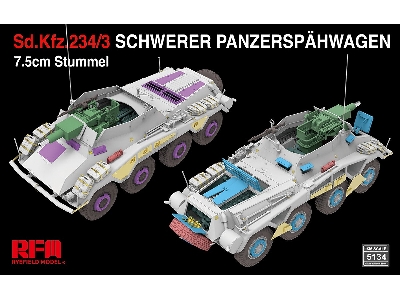Sd.Kfz.234/3 Schwerer Panzerspahwagen 7.5cm Stummel - image 3