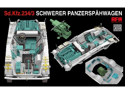 Sd.Kfz.234/3 Schwerer Panzerspahwagen 7.5cm Stummel - image 4