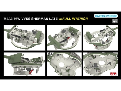 M4a3 76w Vvss Sherman Late With Full Interior Standard Version - image 10