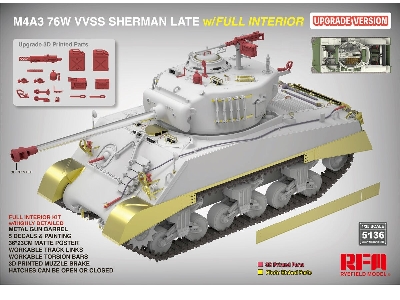 M4a3 76w Vvss Sherman Late With Full Interior Updated Version - image 1