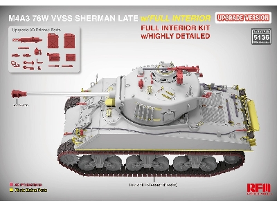 M4a3 76w Vvss Sherman Late With Full Interior Updated Version - image 5