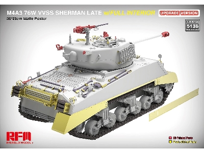 M4a3 76w Vvss Sherman Late With Full Interior Updated Version - image 6