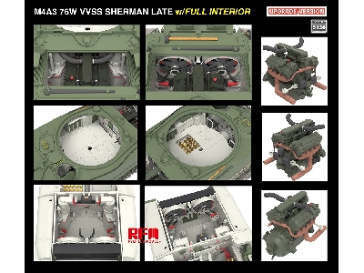 M4a3 76w Vvss Sherman Late With Full Interior Updated Version - image 8