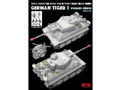 Sd.Kfz.181 Tiger I Early Production Kursk 1943 With Wittmann (Resin Figure) Standard Version - image 2