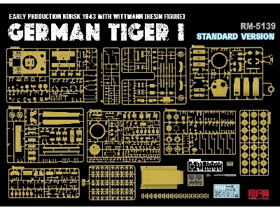 Sd.Kfz.181 Tiger I Early Production Kursk 1943 With Wittmann (Resin Figure) Standard Version - image 3