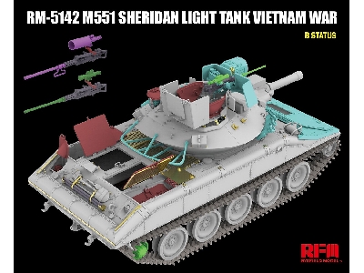 M551 Light Tank Sheridan Vietnam War - image 7