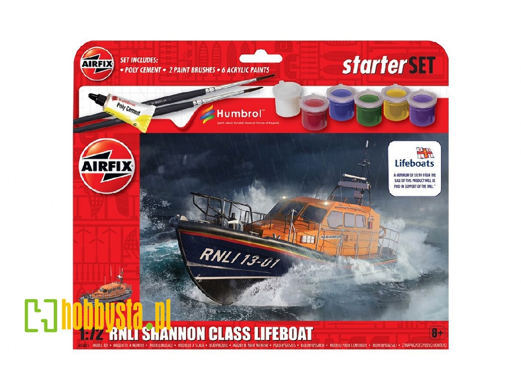 Rnli Shannon Class Lifeboat Starter Set (New Tooling) - image 1 Rnli Shannon Class Lifeboat Starter Set (New Tooling) - image 1