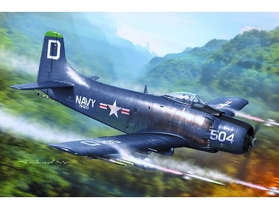 Ad-3 And 4 Skyraider Over Korea - image 1