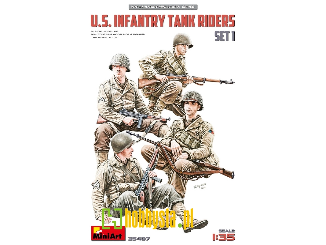 U.S. Infantry Tank Riders. Set 1 - image 1