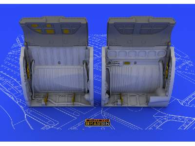 MiG-21 wheel wells 1/48 - Eduard - image 7