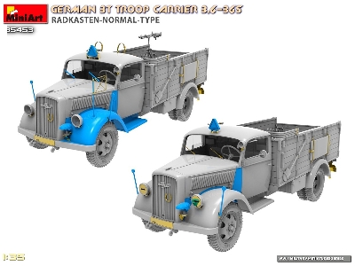 German 3t Troop Carrier 3,6-36s Radkasten-normal-type - image 6