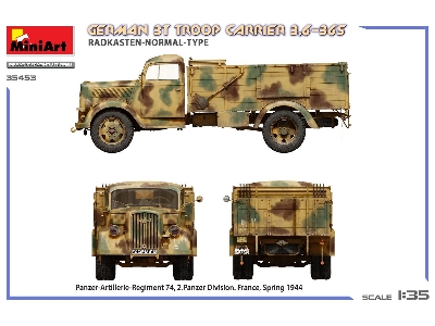 German 3t Troop Carrier 3,6-36s Radkasten-normal-type - image 17
