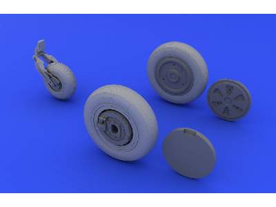 MiG-21 wheels 1/48 - Eduard - image 5