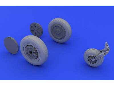 MiG-21 wheels 1/48 - Eduard - image 6