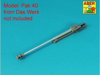 Barrel for German 75 mm PaK 40 gun without muzzle brake - image 3