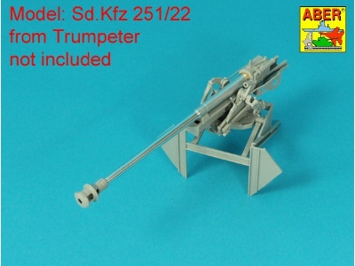 Barrel for German 75 mm PaK 40 gun without muzzle brake - image 5