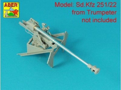 Barrel for German 75 mm PaK 40 gun without muzzle brake - image 6