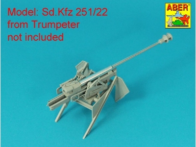 Barrel for German 75 mm PaK 40 gun without muzzle brake - image 8