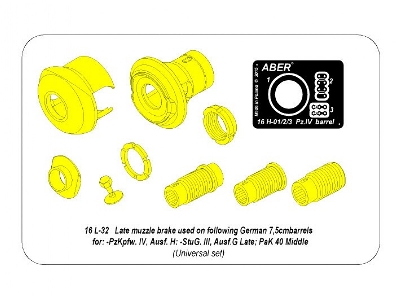 Late muzzle brake for PzKpfw. IV, Ausf.H; Stug.III, Ausf.G or a/t gin PaK 40 - image 16