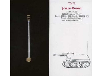 German 39(H) 10.5cm Lefh18(Sf) Gun Barrel (For Trumpter 00353 Kit) - image 1
