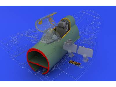 MiG-21MF interior early 1/48 - Eduard - image 2