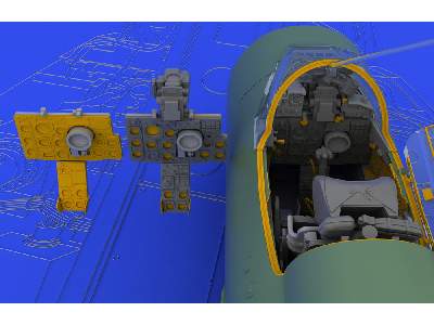 MiG-21MF interior early 1/48 - Eduard - image 4