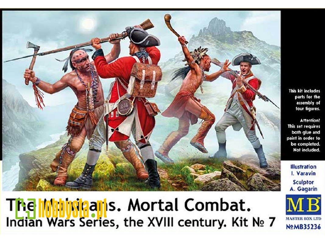 The Mohicans. Mortal Combat. - Indian Wars Series, The Xviii Century. Kit No. 7 - image 1 The Mohicans. Mortal Combat. - Indian Wars Series, The Xviii Century. Kit No. 7 - image 1
