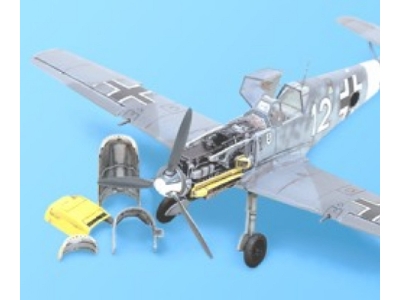 Messerschmitt Bf 109E-4 detail set - Tamiya - image 1