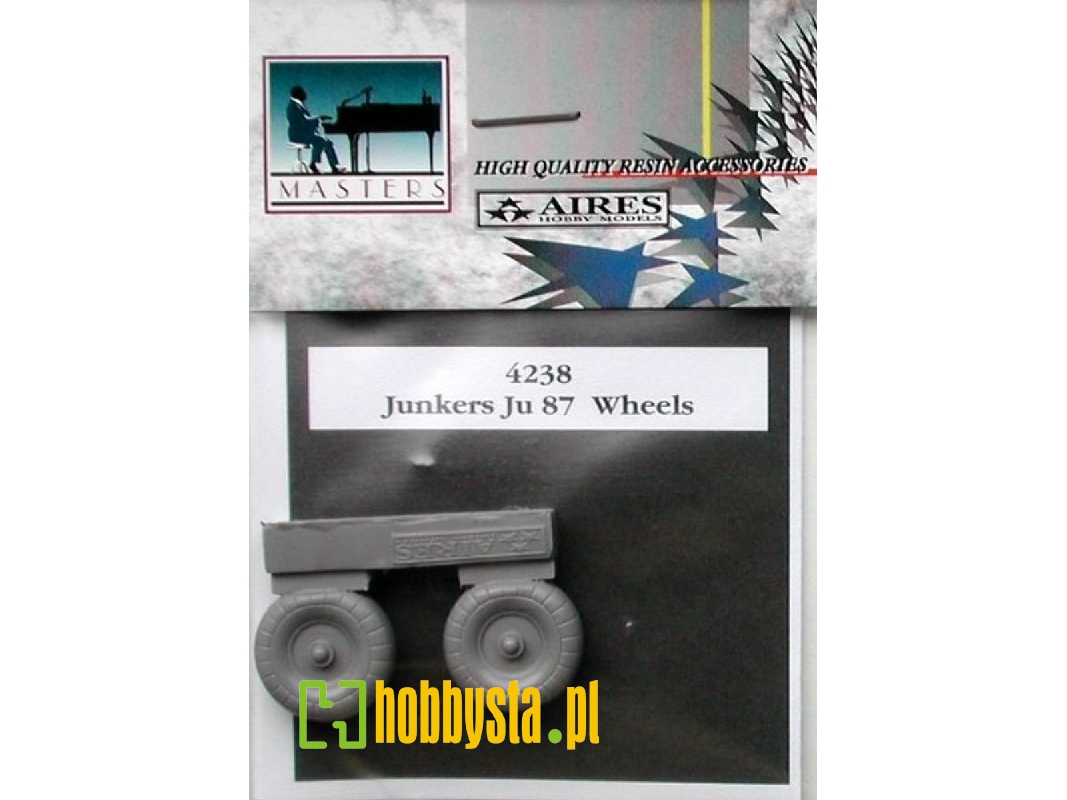 Ju-87 Stuka wheels + paint mask - Hasegawa - image 1 Ju-87 Stuka wheels + paint mask - Hasegawa - image 1