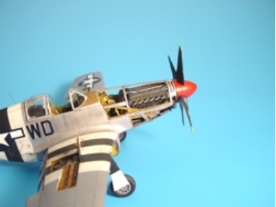 P-51B/C Mustang engine set - Tamiya - image 1