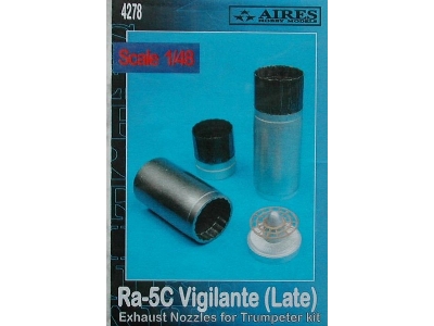 RA-5C exhaust nozzles - late version - Trumpeter - image 1