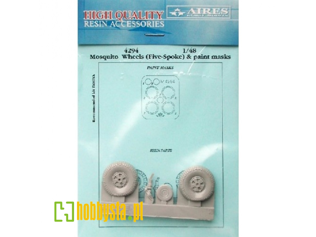 Mosquito wheels + paint mask - Tamiya - image 1 Mosquito wheels + paint mask - Tamiya - image 1