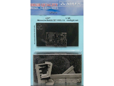 Bf 109G-14 cockpit set - Hasegawa - image 1