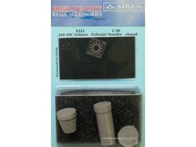 JAS-39C Gripen exhaust nozzles -closed - Italeri - image 1