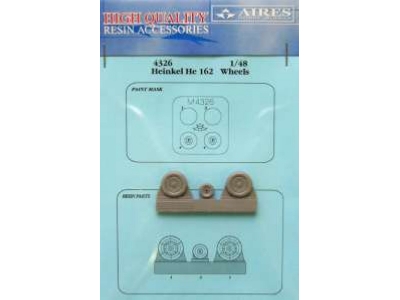 He 162 wheels + paint mask  - image 1