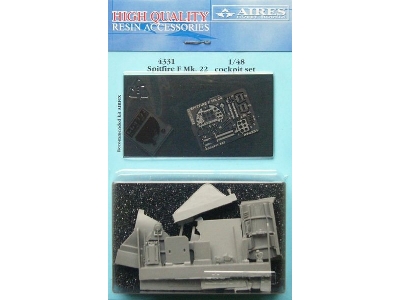 Spitfire F Mk. 22 cockpit set - Airfix - image 1