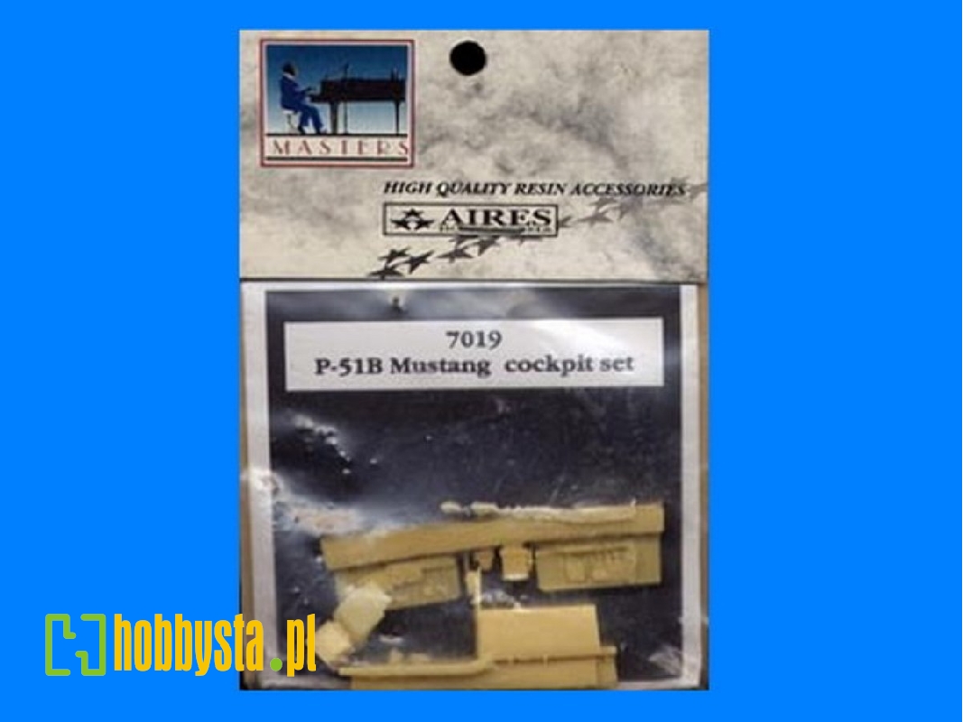 P-51B MUSTANG cockpit set - Hasegawa - image 1 P-51B MUSTANG cockpit set - Hasegawa - image 1