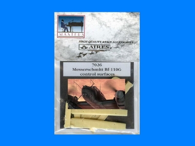 Messerschmitt Bf 110G control surfaces - Italeri - image 1