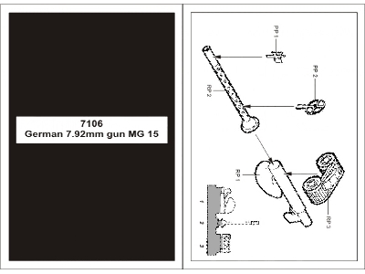 German 7,92mm gun MG 15  - image 2