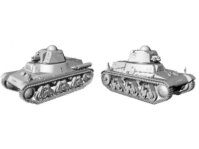 Hotchkiss H38 with SA18 gun - image 4
