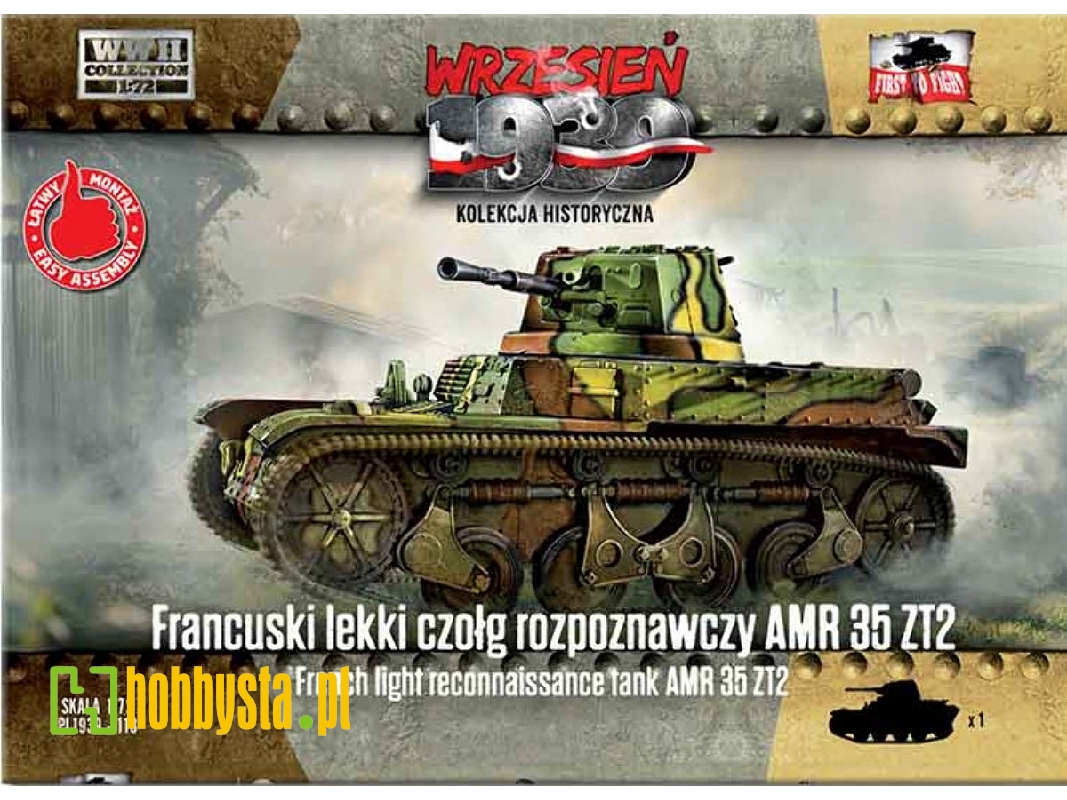 French light reconnaissance tank AMR 35 ZT2 - image 1 French light reconnaissance tank AMR 35 ZT2 - image 1