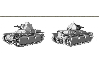 French Renault R40 light tank with SA38 cannon - image 4