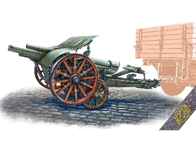 Cannone Da105/28 With Carrello Elastico Trailer - image 1